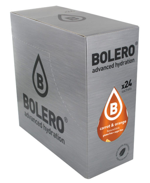 Boissons bolero saveur Carotte & Orange boite de 24